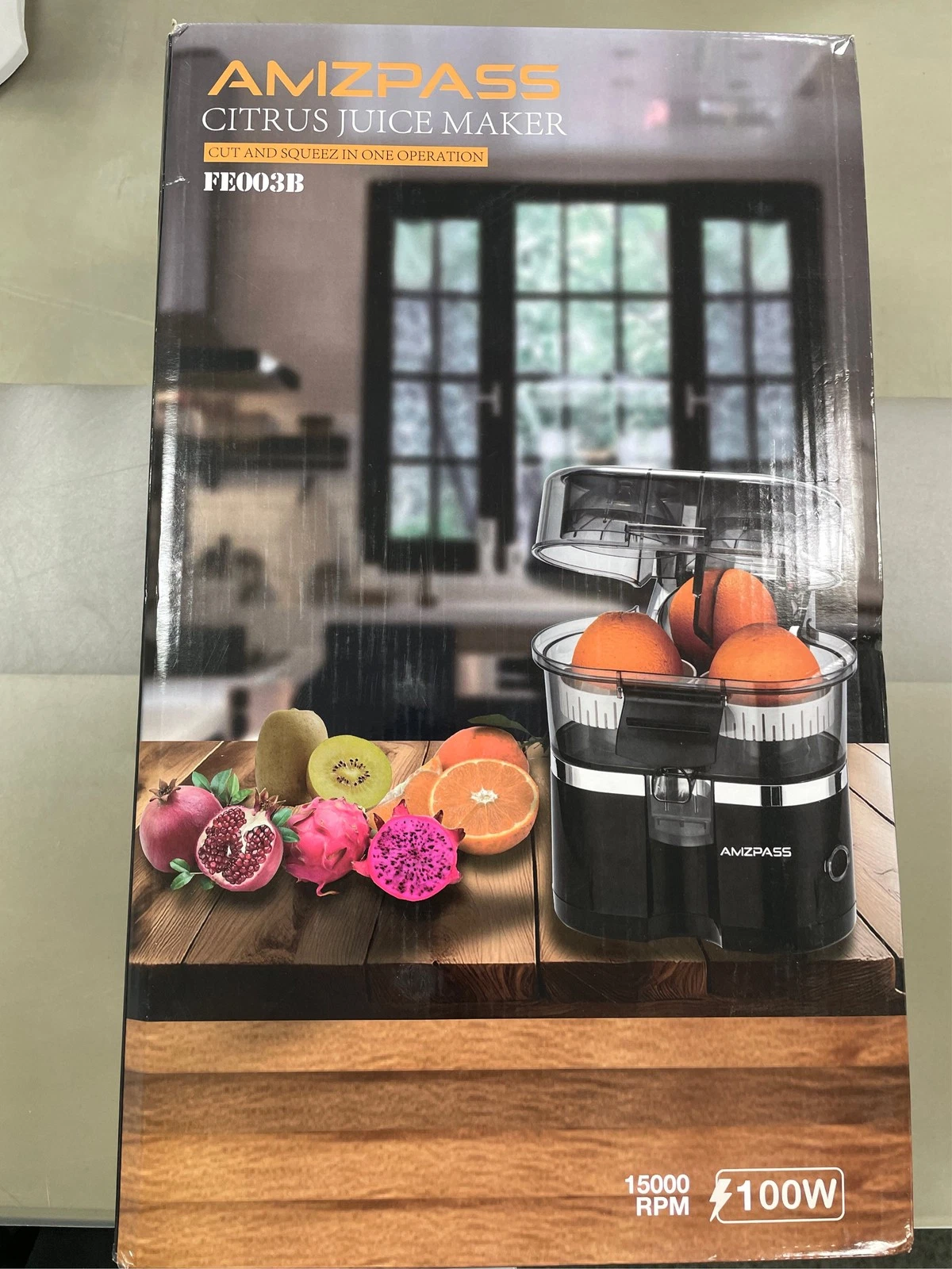 Dual-Head Electric Citrus Juicer, Lemon Squeezer with Power Cord and Cleaning 1