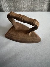 Vintage/Antique Cast Iron Miniature Sad Flat Iron Salesman Promotional Sample