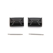 1Pair 22mm Stainless Steel Smart Watch Adapter Connecter for Garmin Fenix 5 a
