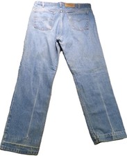 VTG Levis 509 Orange Tab Jeans Men 38x32 USA Made Light Wash Denim Straight 80s