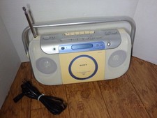 Sony CFD-E100 CD  AM/FM Radio  Cassette Player/Recorder Boombox Tested