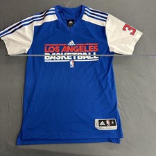 Clippers Blake Griffin Warmup Shirt Men  s Medium Los Angeles NBA Adidas 2010
