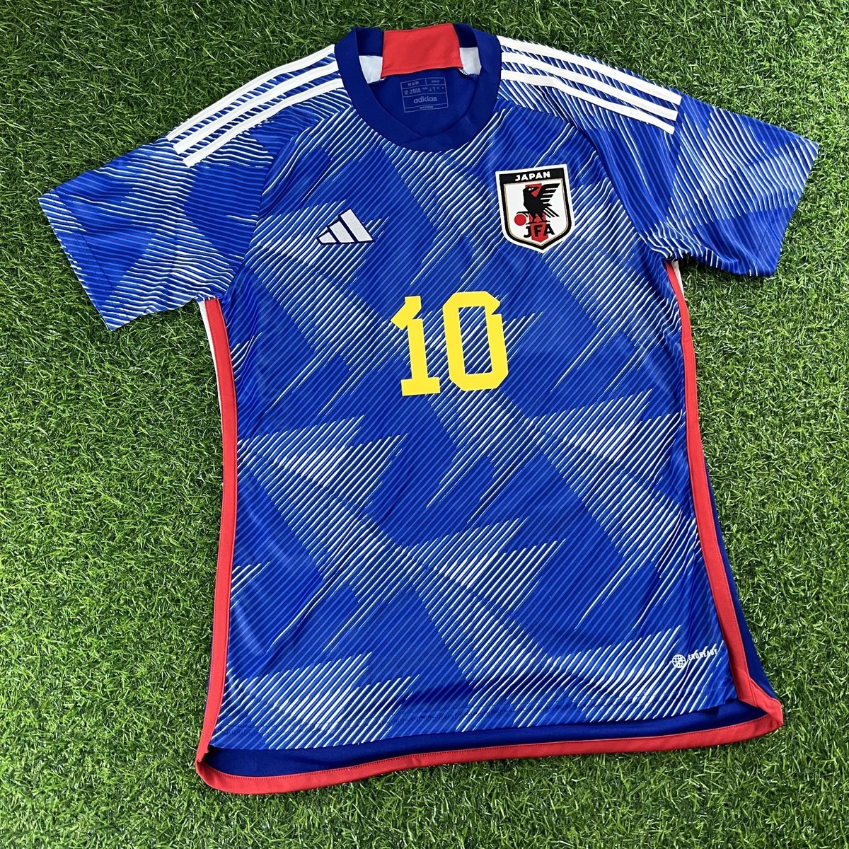 Minamino Japan 2022 Official Jersey Shirt Kit – JPN XL / US L