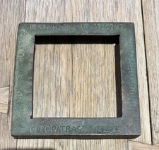 BRONZE FRAME COMMEMORATING THE INSTALLATION OF CLEOPATRA’S NEEDLE TO LONDON