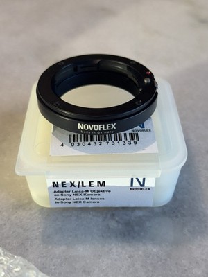 Novoflex NEX/LEM Lens Adapter   Leica M Lens to Sony E-Mount (NEX) Camera