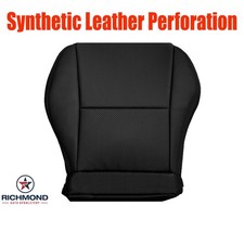 For 2003 Acura Rsx Type-s-driver Side Bottom Leather Seat Cover Black Perforated