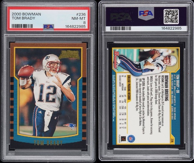 Tom Brady 2000 Bowman Chrome