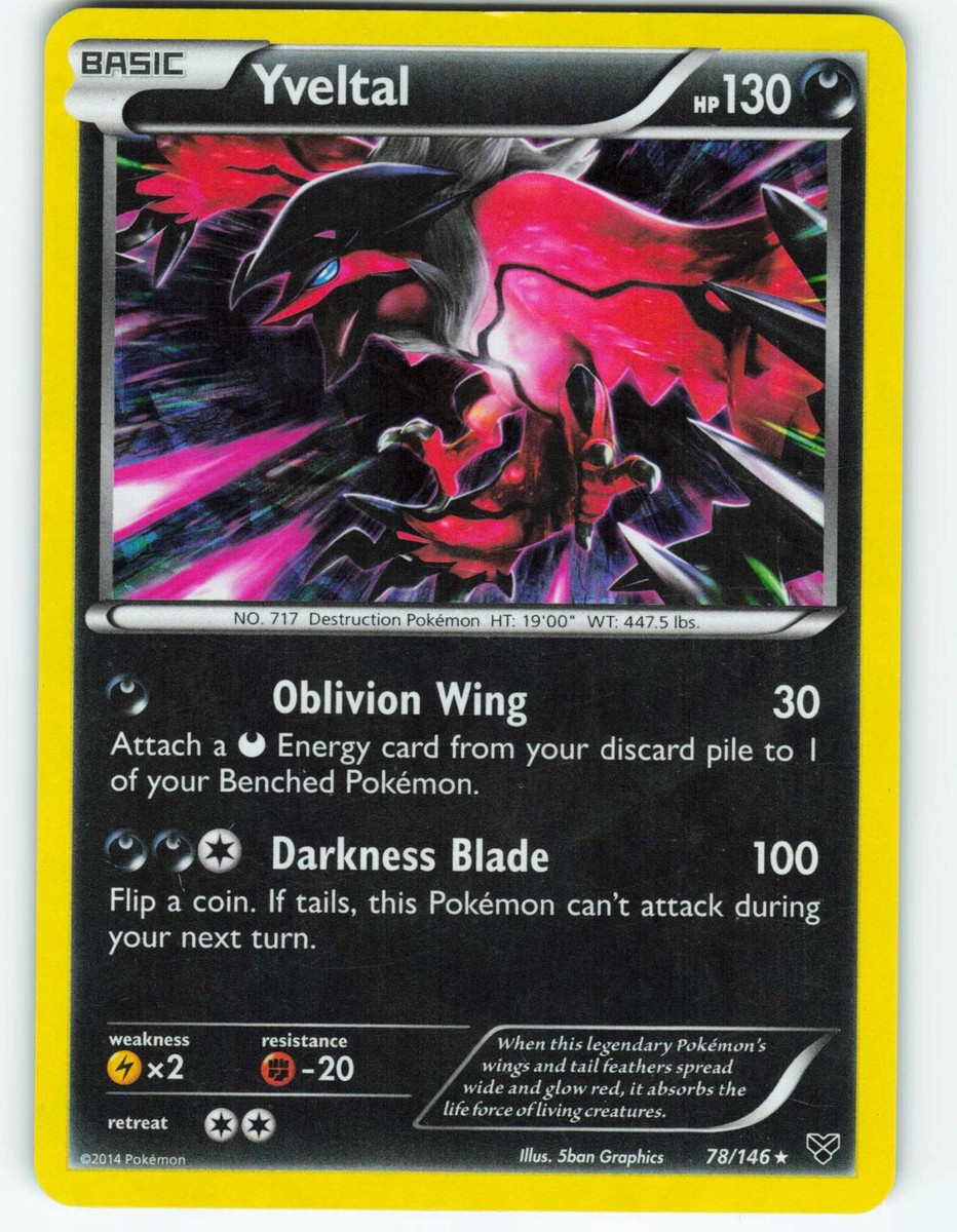 Yveltal - Holo - 78/146 XY - Pokémon TCG - 2014 | eBay