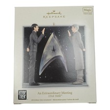 2012 Hallmark Star Trek An Extraordinary Meeting Keepsake Ornament IOB QXI2054