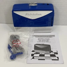 Studebaker Walkabout II Blue Walkman Cassette Player/ AM/FM Radio
