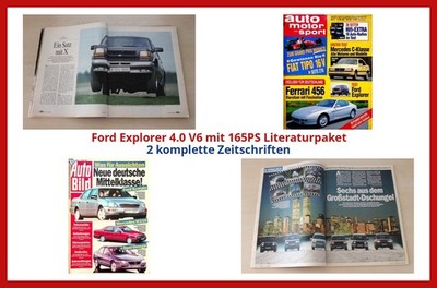 Ford Explorer 4.0 V6 mit 165PS Literaturpaket - 2 komplette Zeitschriften