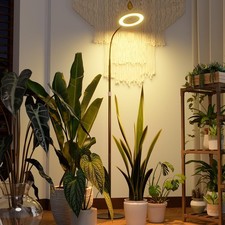 Indoor Plant Grow Lights Full Spectrum Floor Lamp with Auto Timer Dimming