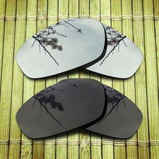 Black Silver Replacement Lens for-Costa Del Mar Brine Polarized