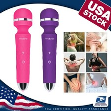Cordless Handheld Massager Wand Vibrating Magic Therapy Motor 7 Speed Wireless