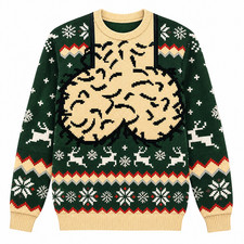 Funny Ugly Christmas Sweater , Funny Costume Halloween Ugly Christmas Sweater