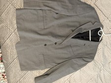 Men s Gray Pattern Size 52 Stafford Jacket Blazer Sportscoat