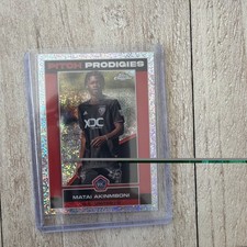 2023 Topps Chrome MLS - Pitch Prodigies Matai Akinmboni #121 Speckle Refractor  
