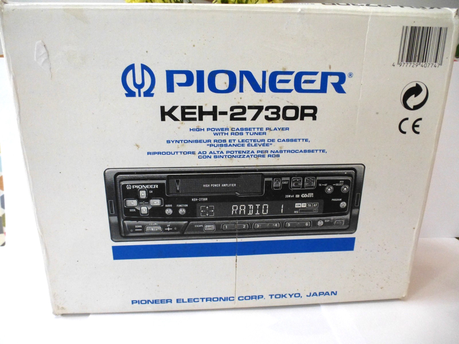Cassette Player. Boxed.