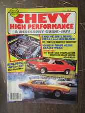 Chevy High Performance Accessory Guide 1984 Magazine Holly Intake Engine Build Chevy High Performance Accessory Guide 1984 Magazine Holly Intake Engine Build