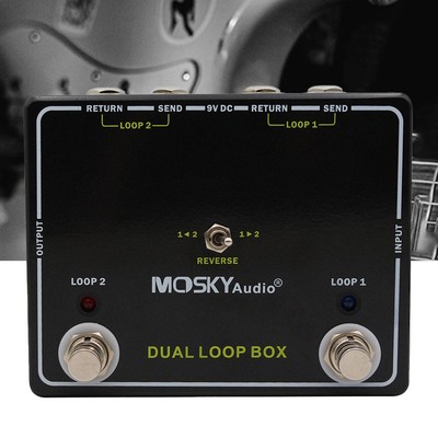Loop Switcher Pedal f��r Gitarre mit einstellbarer Stromversorgung und einfacher