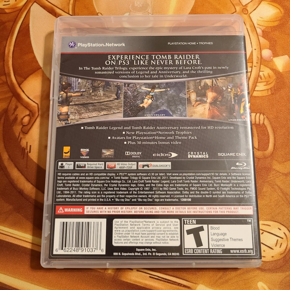 Tomb Raider Trilogy For PlayStation 3 - Image 2 of 4