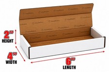 150 Mixed Size White Corrugated Mailer Shipping Boxes 6x4x2 7x3x2 7x4x2 50 Each