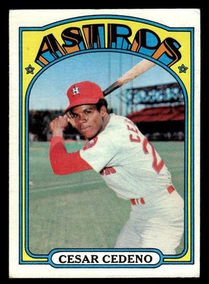 1972 Topps Baseball #65 Cesar Cedeno VG/EX *e4