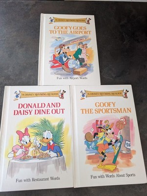3 x Vintage Grolier Disney Reimlesebücher 1988