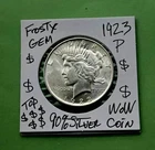 1923 P Peace Silver Dollar CHOICE GEM Brilliant Ultra Rare BU Grade Silver Coin