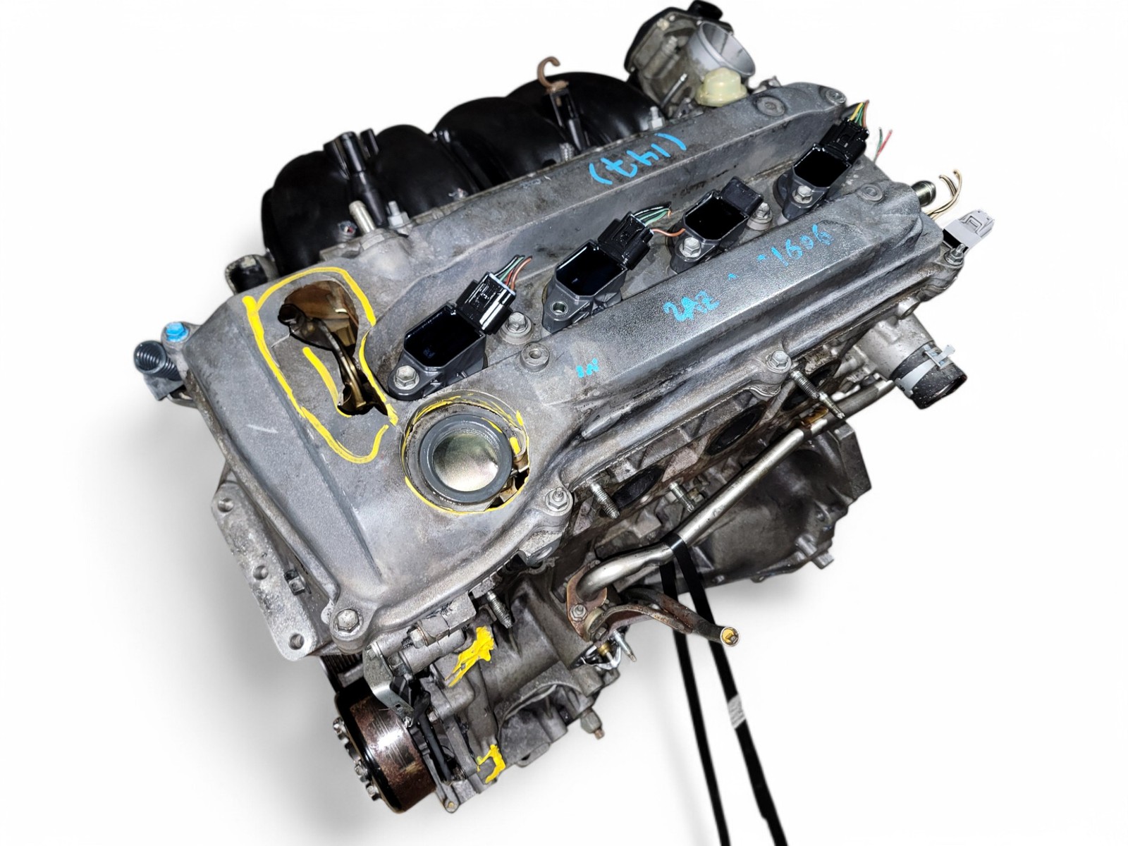 02-09 Toyota Camry 01-07 Highlander 2.4L 4CYL Engine *DAMAGED* JDM 2AZ B234936