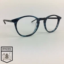 HUGO BOSS eyeglasses SPECKLED BLUE ROUND glasses frame MOD: HG09 30766822