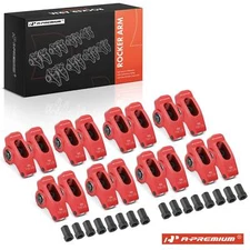 A-Premium Red 2024 Aluminum Rocker Arm Set for Big Block Chevy BBC 454 7/16 inch