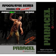 PARACEL MINIATURES POST-APOCALYPSE JAN0104 RUNNING ZOMBIE