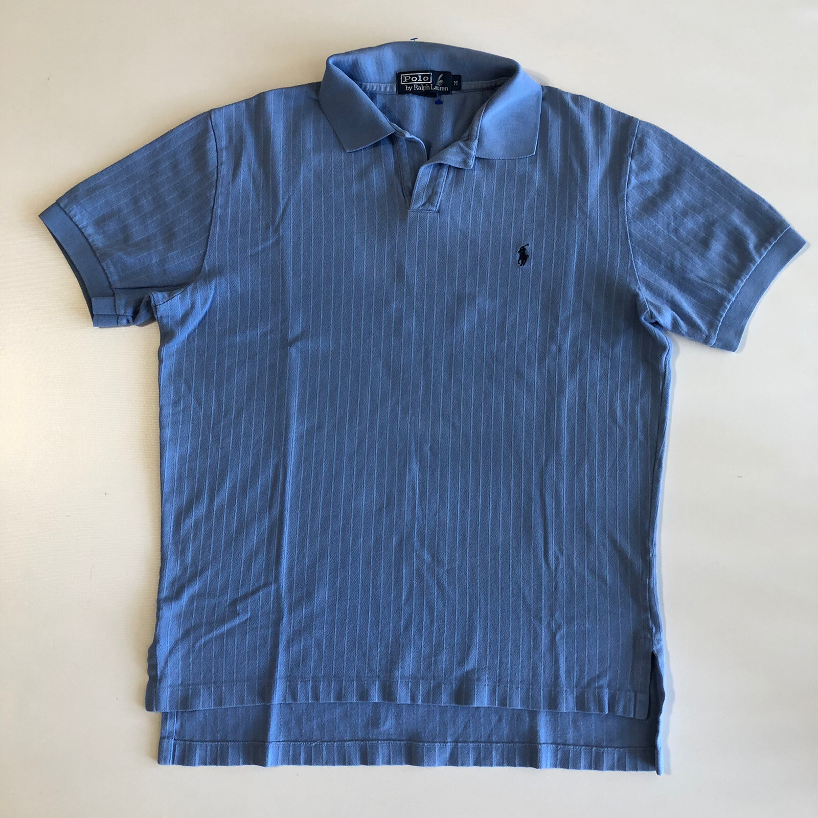 POLO RALPH LAUREN Uomo Blu S S Polo Ricamata Pony Camicia Tg M