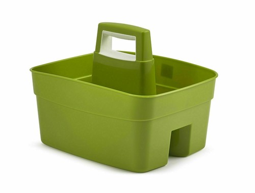 Handy Basket Kitchen Caddy Cutlery Handle Tidy Tray Organiser Cleaning Plastic - Picture 6 of 11