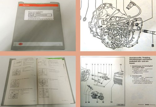 Reparaturleitfaden Audi A4 B5 5Gang Schaltgetriebe 012/01W AOE - DHL DHU DHZ DJE