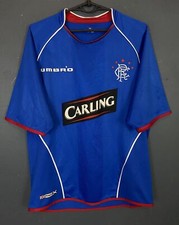 CAMISETA DE FUTBOL LOCAL UMBRO FC RANGERS GLASGOW 2005/2006 PARA HOMBRE TALLA M