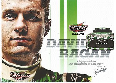 2015 DAVID RAGAN ''INTERSTATE BATTERIES GIBBS'' #18 NASCAR SPRINT CUP POSTCARD