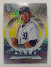 2020 Bowman Chrome Isaac Paredes Mega Box Mojo Refractor #DG-6 Tigers 
