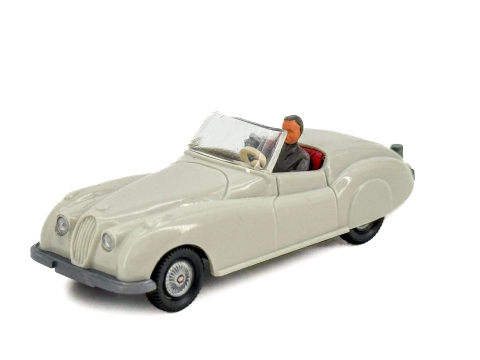 Vtg Wiking Jaguar Sport Coupe #20 w/ Driver + Passenger Man Cave Car ASIS - Image 4 of 4