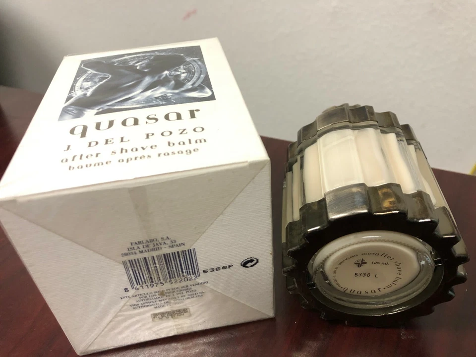 QUASAR by J.DEL POZO 4.3 FL oz / 125 ML After Shave Balm Open Box, No Sealed - Image 3 of 3