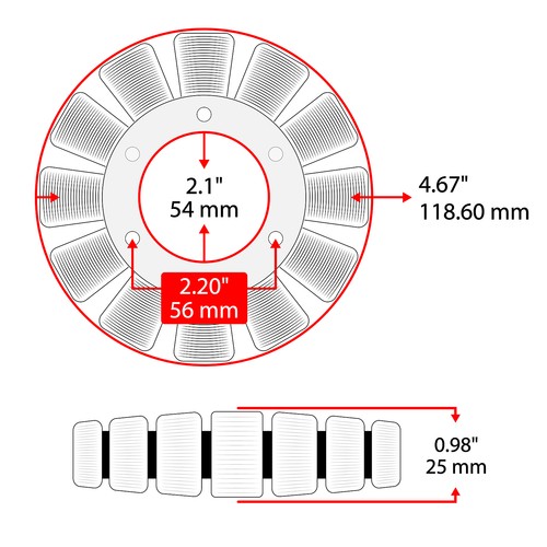 Caltric Stator and Flywheel Rotor For Arctic Cat 400 4X4 Auto Manual 2003-2008 - Picture 6 of 6