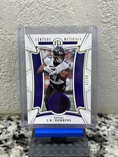 2022 Panini National Treasures J.K. Dobbins Century Materials Holo Silver #/49