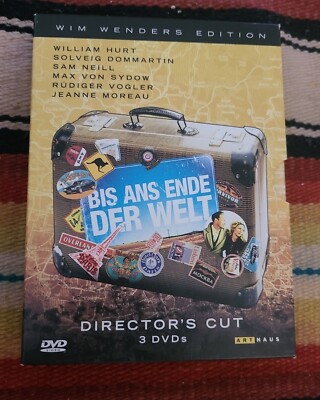 Until the End of the World  Wim Wenders Bis Ans Ende Der Welt 3 DVD    Region 2