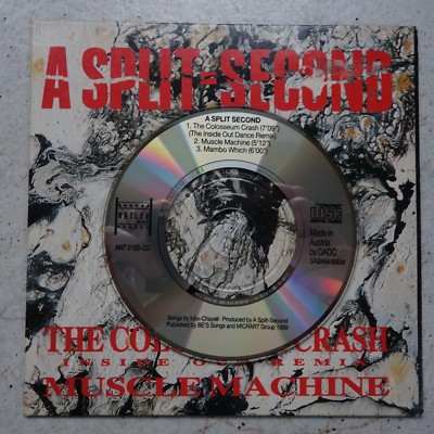 A Split-Second -  The Colosseum Crash (Inside Out Remix) / Muscle Machine  3''-CD