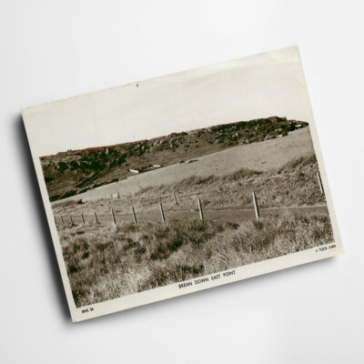 A4 PRINT - Vintage Somerset - Brean Down East Point