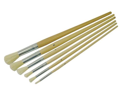 Faithfull - Round Fitch Brush Set of 6 - 75Q0191 - Picture 1 of 1