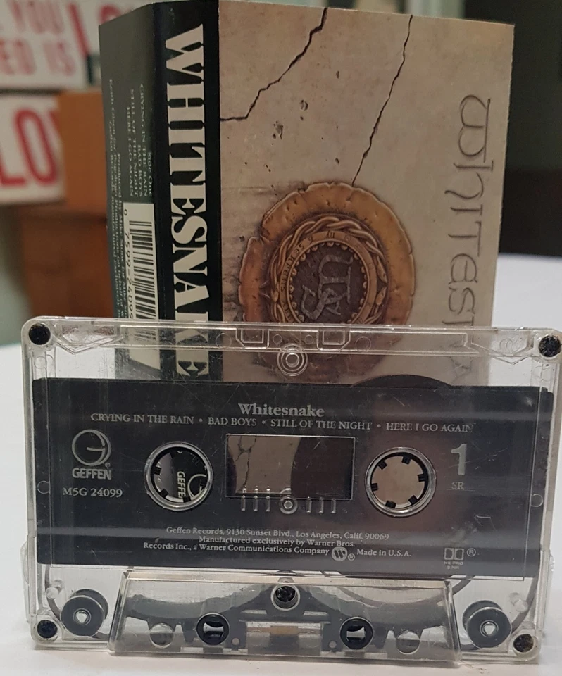 Whitesnake - self titled - 1987 cassette tape excellent, cover VG+ - Image 2 of 2