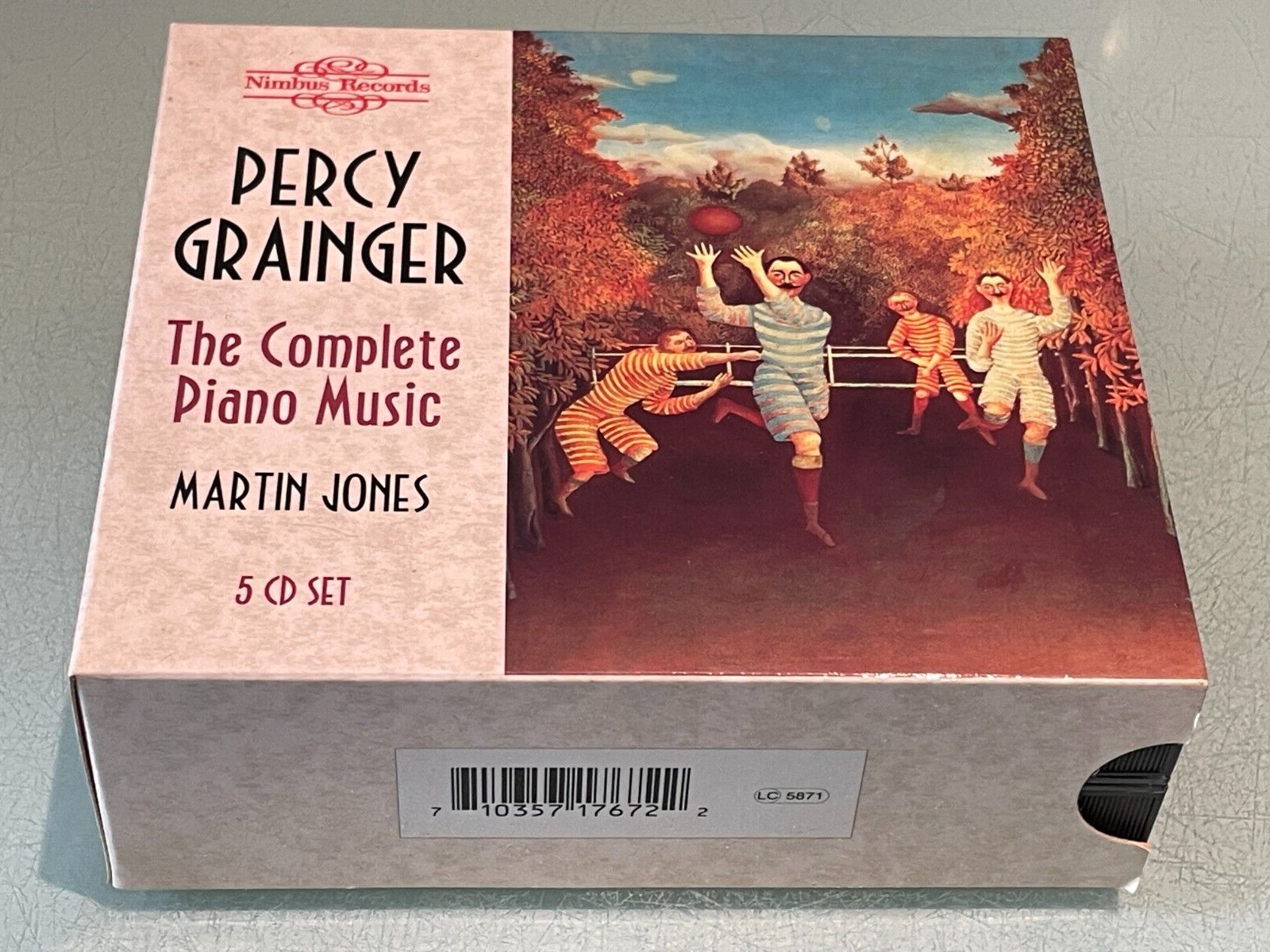 Percy Grainger - The Complete Piano Music - 5 CD's Box Set - 1997 Nimbus Records
