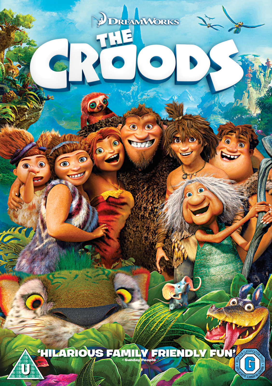 The Croods (DVD) Nicolas Cage Ryan Reynolds Emma Stone Catherine Keener